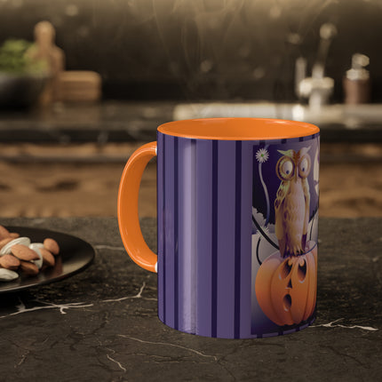 The Startled Pumpkin Colorful Mugs, 11oz