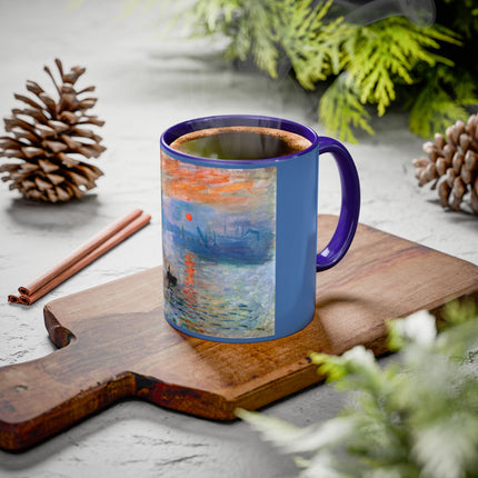 Sunrise by Claude Monet Colorful Mugs (11oz, 15oz)