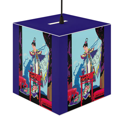 A Visual Journey by Umberto Brunelleschi Light Cube Lamp