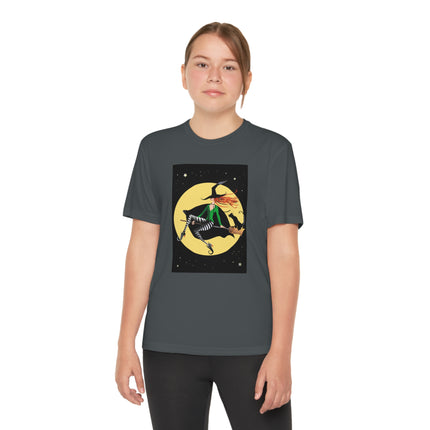 A Witch’s Moonlit Flight Youth Competitor Tee