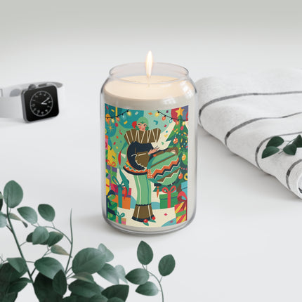 🎄✨ The Lady Of The Christmas Ornament Scented Soy Candle – Art Deco Holiday Fantasy