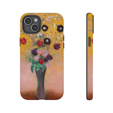 Vase of Flowers by Odilon Redon Phone Cases