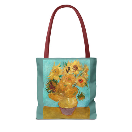 Vase with Twelve Sunflowers by Vincent Van Gogh Tote Bag (AOP)