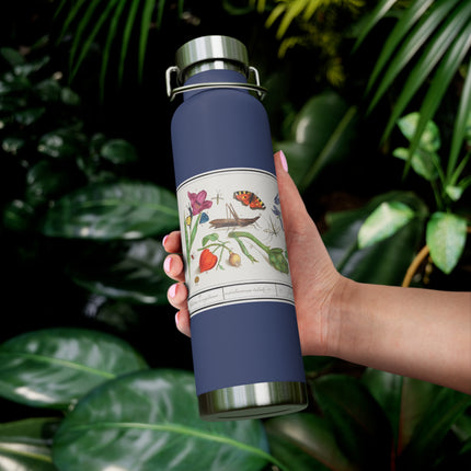 Natural History Ensemble, No. 17 by Anselmus Boëtius de Boodt Copper Vacuum Insulated Bottle, 22oz
