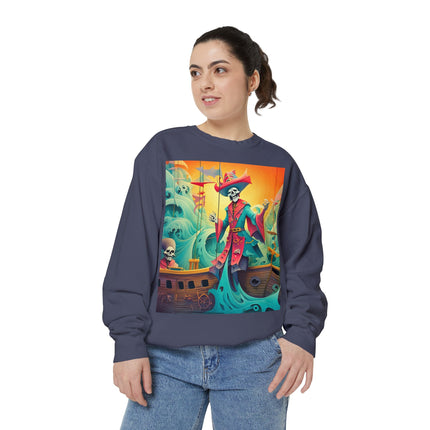Skeleton Crew of the Misty Seas Unisex Garment-Dyed Sweatshirt