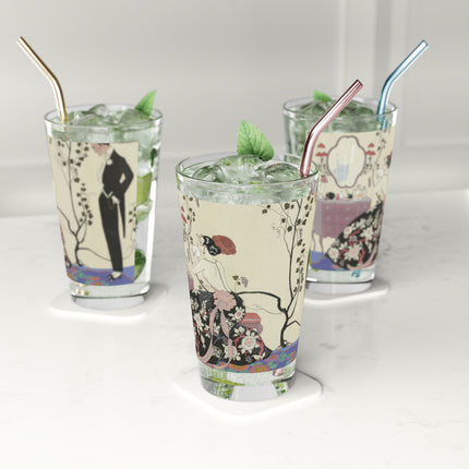 Le Grand Décolletage by George Barbier Glass, 16oz
