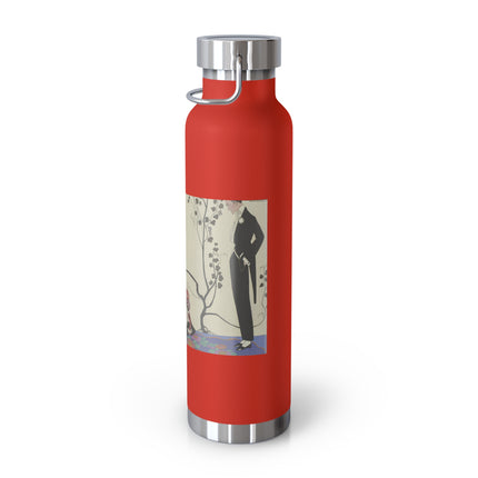 Le Grand Décolletage by George Barbier Copper Vacuum Insulated Bottle, 22oz