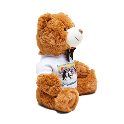 Snowball Shenanigans Teddy Bear with T-Shirt