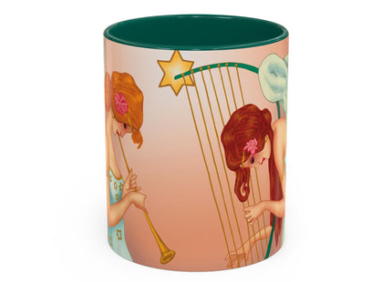 Heavenly Angel Duet Colorful Mugs (11oz, 15oz)