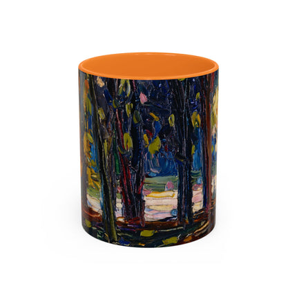 In the Park of St. Cloud by Wassily Kandinsky Colorful Mugs (11oz, 15oz)