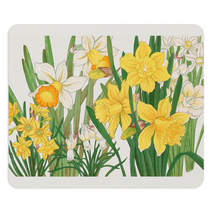 Daffodil by Tanigami Kônan Mouse Pad, Round and Rectangle