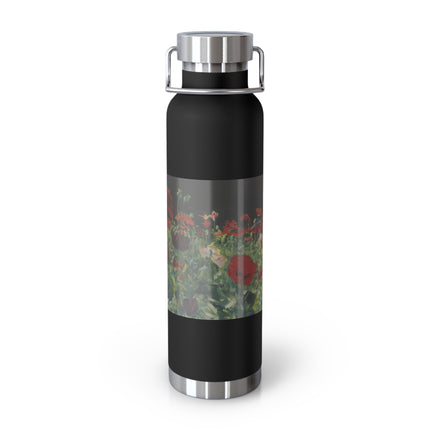 Poppies (A Study of Poppies for Carnation, Lily, Lily, Rose) by John Singer Sargent Copper Vacuum Insulated Bottle, 22oz