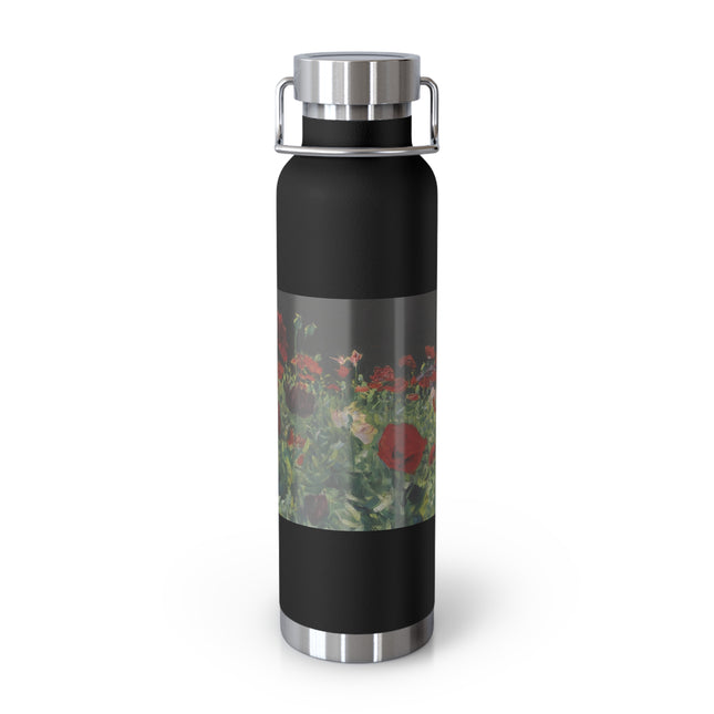 Poppies (A Study of Poppies for Carnation, Lily, Lily, Rose) by John Singer Sargent Copper Vacuum Insulated Bottle, 22oz