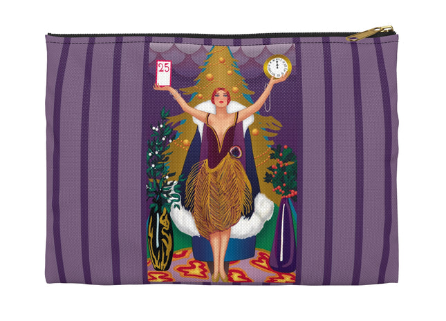 Countdown to Christmas Elegance Accessory Pouch