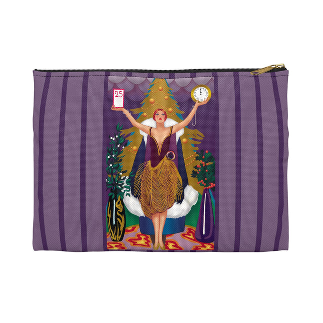 Countdown to Christmas Elegance Accessory Pouch