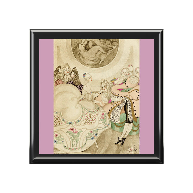 Sur talons rouges (On Red Heels) pl 01 by Gerda Wegener Jewelry Box