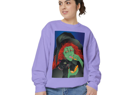 Mirror, Mirror A Witch's Touch Unisex Garment-Dyed Sweatshirt