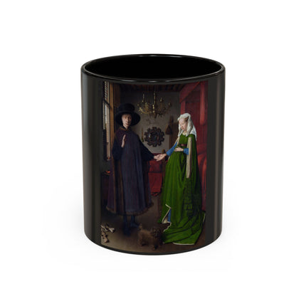Arnolfini Portrait by Jan Van Eyck Colorful Mugs (11oz, 15oz)