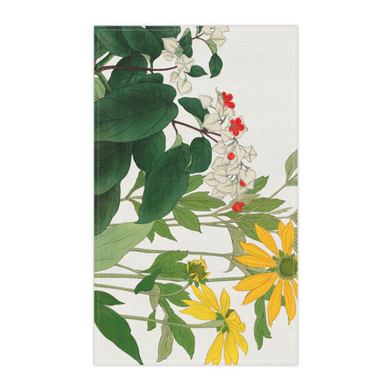 Clerodendrum & Rudbeckia by Tanigami Kônan Kitchen Towel