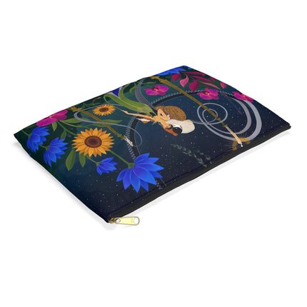 🌙🕯️ The Lady Of The Midnight Garden Accessory Pouch – Art Deco Nocturne