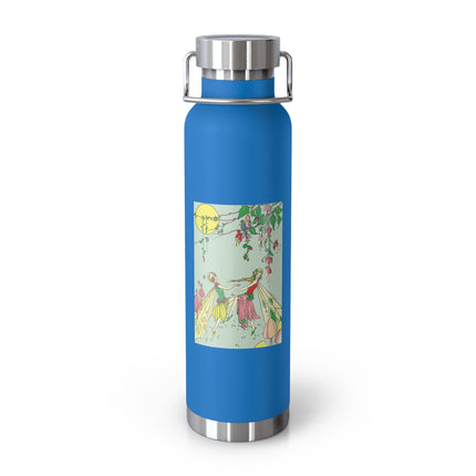 Moonlit Dance of Enchanting Fairies Copper Vacuum Insulated Bottle, 22 oz