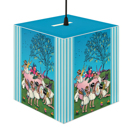 Enchanted Easter Gathering Light Cube Lamp