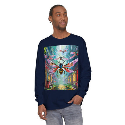 Neon Swarm Long Sleeve T-Shirt