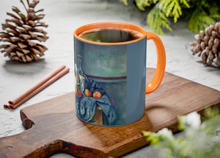 The Peppermint Bottle by Paul Cézanne Colorful Mugs (11oz, 15oz)