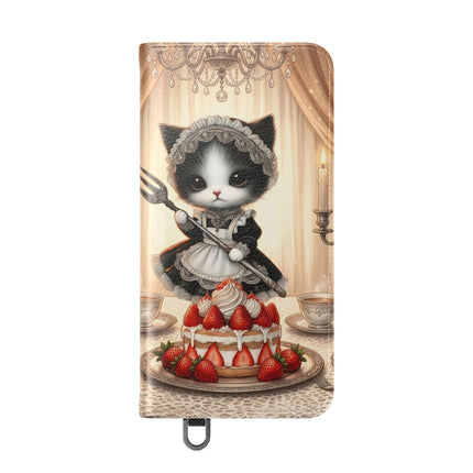 🍓🐱 The Patisserie Kitten Flip Case – Sweet Charm & Storybook Delight
