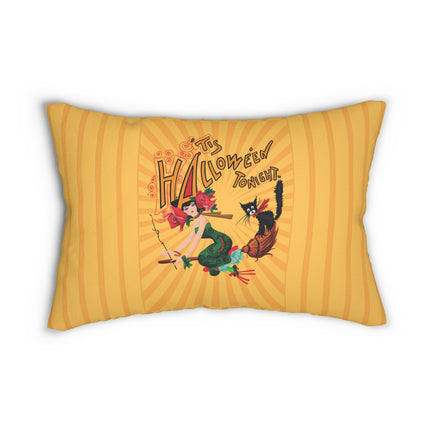 The Bewitching Ride Spun Polyester Lumbar Pillow