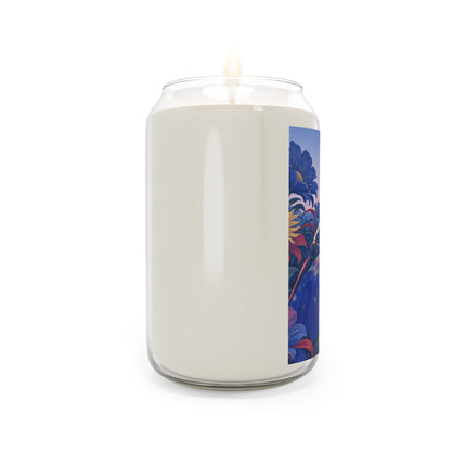 🌞🌸 The Celestial Blossom Garden Dancer Scented Soy Candle – Art Deco Floral Fantasy
