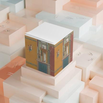Pompeii Wall Pl.20 by Victor Steeger Note Cube
