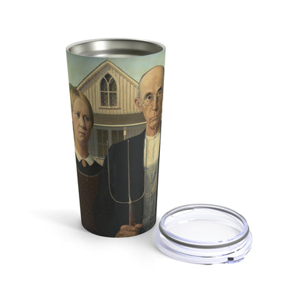 American Gothic by Grant Wood Tumbler 20oz