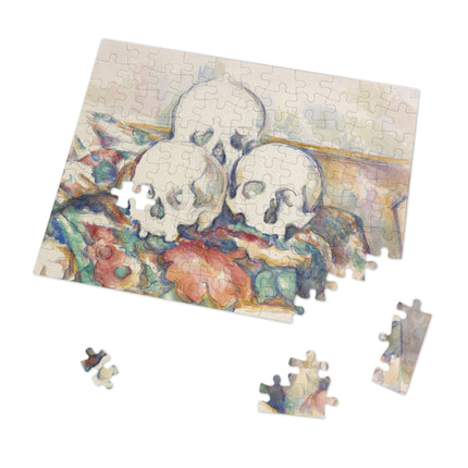 The Three Skulls by Paul Cézanne Puzzle (30, 110, 252, 500-Piece)