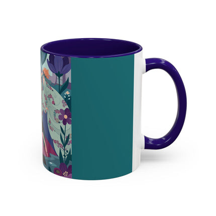 The Ladies Of The Secret Masquerade Colorful Mugs – Art Deco Floral Mystery