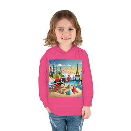Crab Architect Toddler Pullover Fleece Hoodie