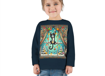 Mischief in Tinselland Toddler Long Sleeve Tee