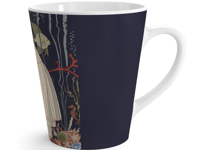 L'Etourdissant Petit Poisson (The Dazzling Little Fish) by George Barbier Latte Mug