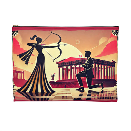 Art Deco Valentine's Romance Accessory Pouch