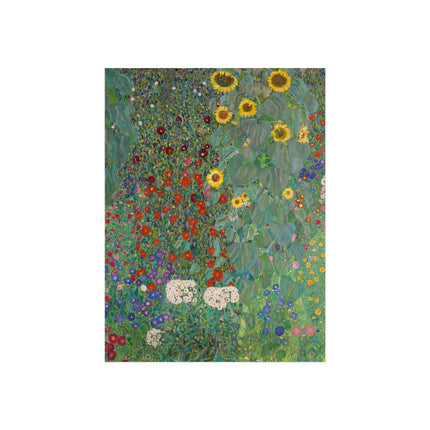 Farm Garden with Sunflowers by Gustav Klimt Fine Art Posters