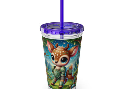 Fawn Defender Sunsplash Tumbler with Straw, 16oz