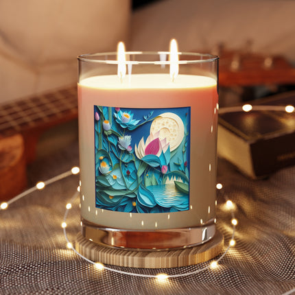 Ethereal Moonlit Lake Scented Candle - Full Glass, 11oz - The White Tea & Fig, The Lavender & Sage, and The Ocean Mist & Moss