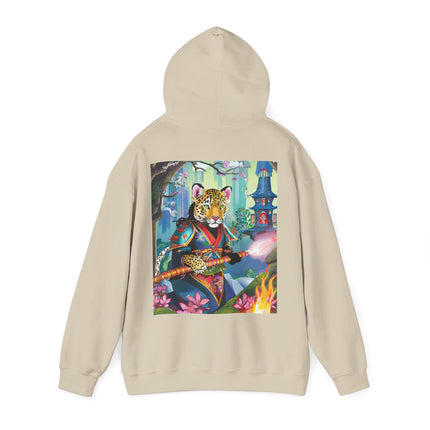 Cyberpunk Leopard – Heavy Blend™ Hooded Sweatshirt