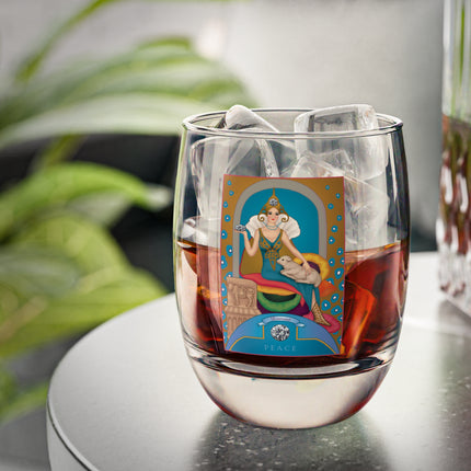 April & Diamond (from the Gem Series) by Sofia Chiostri Whiskey Glass