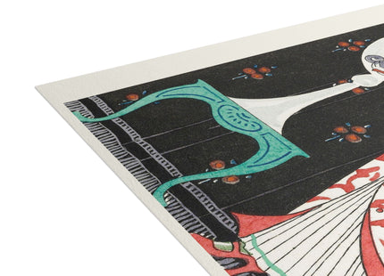 Robe d'Intérieur en Soie Brochée by George Barbier Postcards (envelopes included) - Bundles of 10, 30, 50 Pieces
