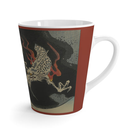 Picture Album Featuring a Dragon by Utagawa Hiroshige Latte Mug