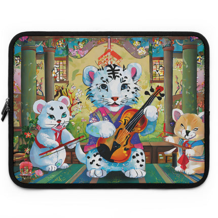 Melodies of the Snow Lion Cub Laptop Sleeve