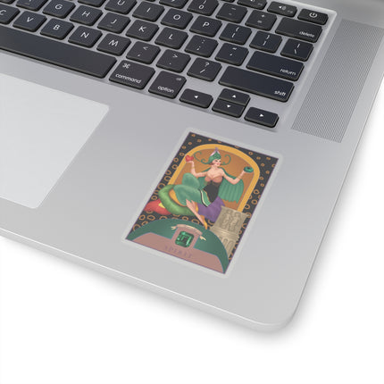 May & Emerald (from the Gem Series) by Sofia Chiostri Kiss-Cut Stickers (4 Sizes)