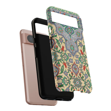 Arabic Art Pattern, Plate by Emile Prisse d’Avennes Phone Cases