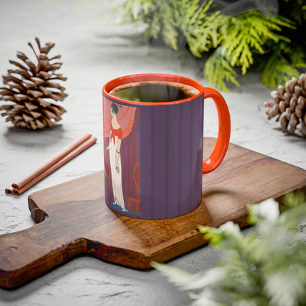 L’Entracte by Georges Lepape Colorful Mugs (11oz, 15oz)